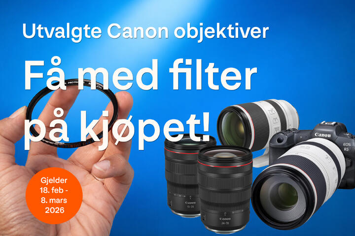 Få med filter på kjøpet!